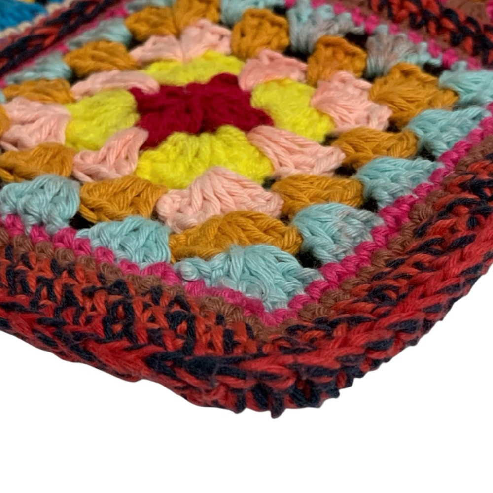 Handmade Crochet Granny Square Bag - Picture 11 of 15